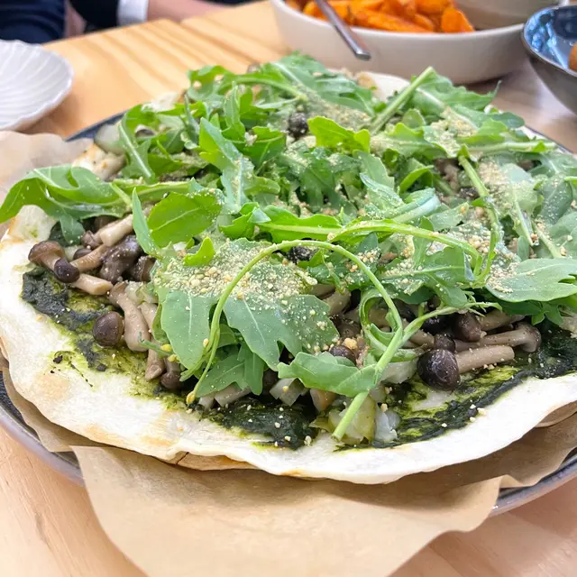 麻辣青醬墨西哥薄餅