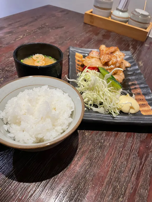 豚肉生姜燒定食