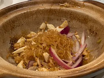 蟹肉粉丝煲