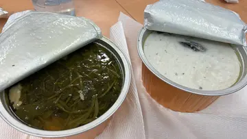 香茜鴨脾湯  雙椰花膠烏雞湯