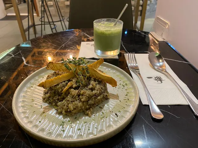 意大利飯、豆乳抹茶