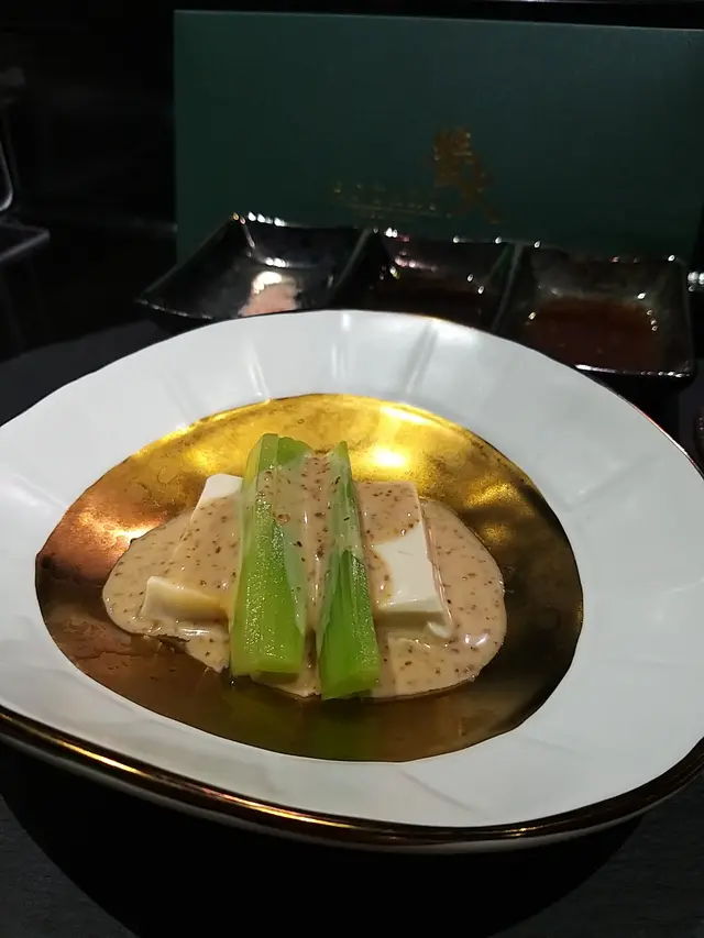 麻醬萵筍豆腐沙律