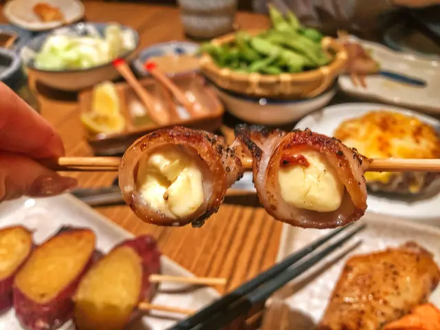 豚肉酒盜芝士卷