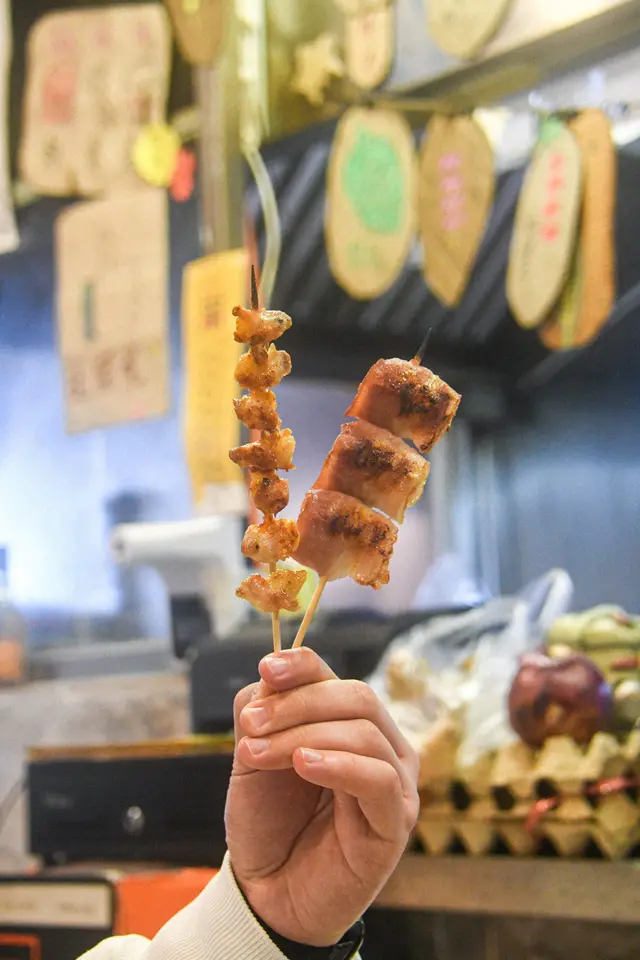 燒青提子煙肉卷