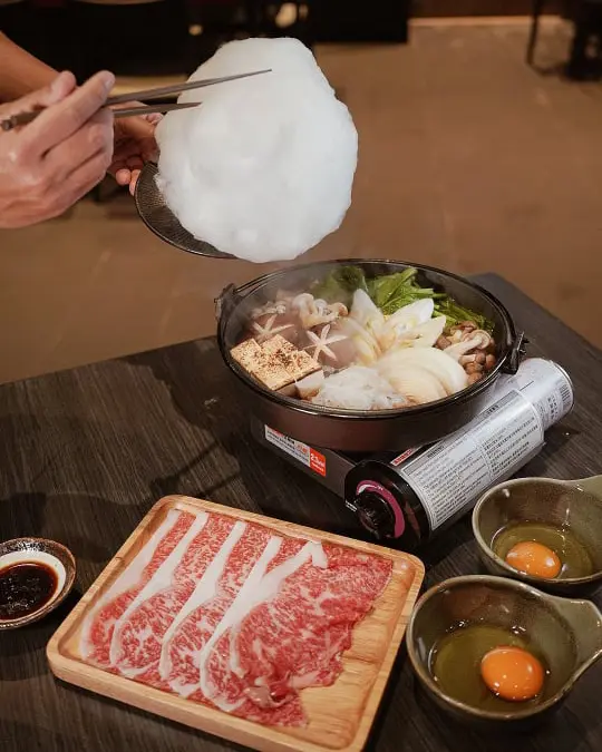 棉花糖A4宮崎和牛壽喜燒