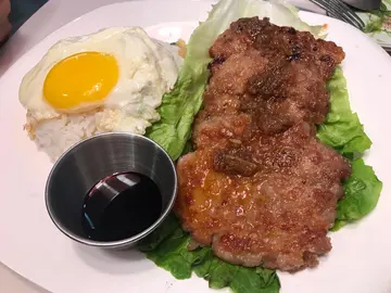 堅香脆生煎肉餅飯