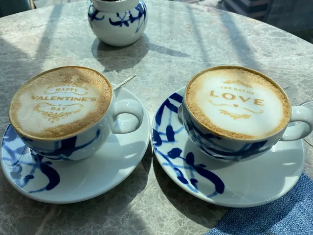 告訴餐廳這是慶祝情人節，所以特別圖案