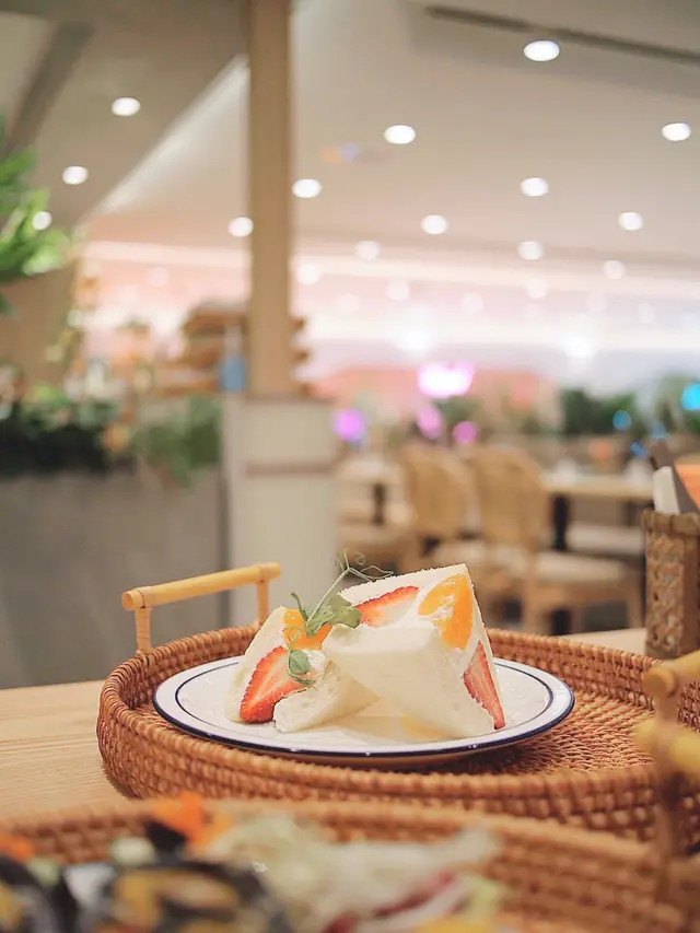 水果忌廉三文治