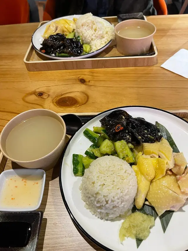 大大份海南雞飯定食