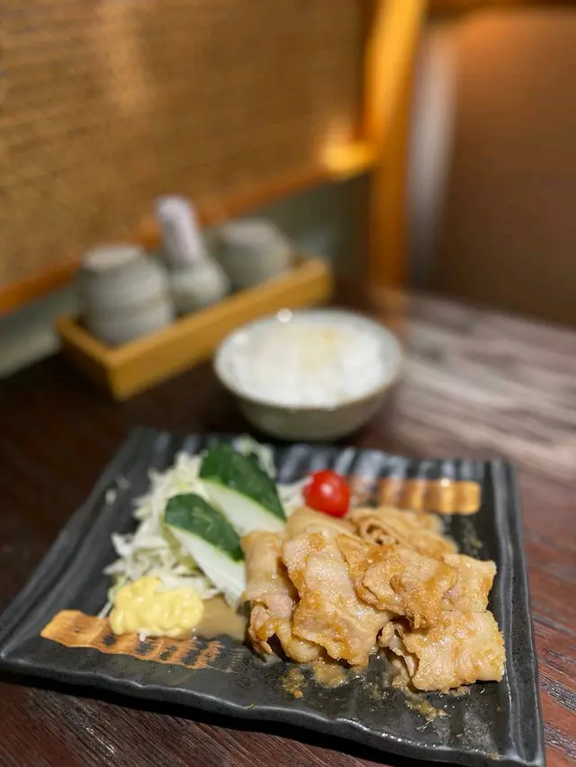 豚肉生薑燒定食