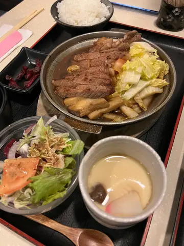 网烧牛扒定食