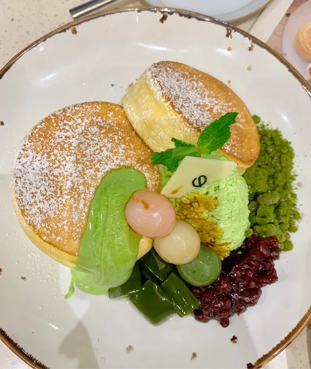 宇治抹茶紅豆梳乎厘