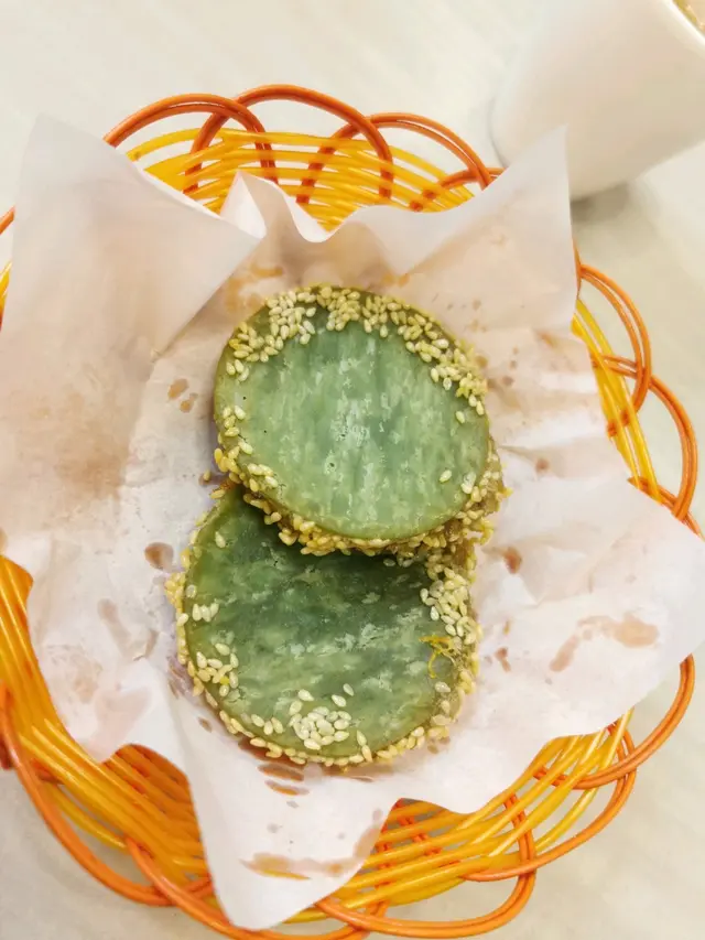 麻香綠茶餅