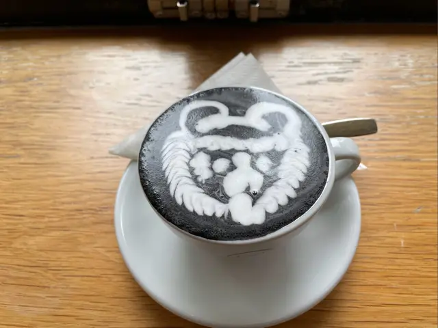Black  sesame  latte  