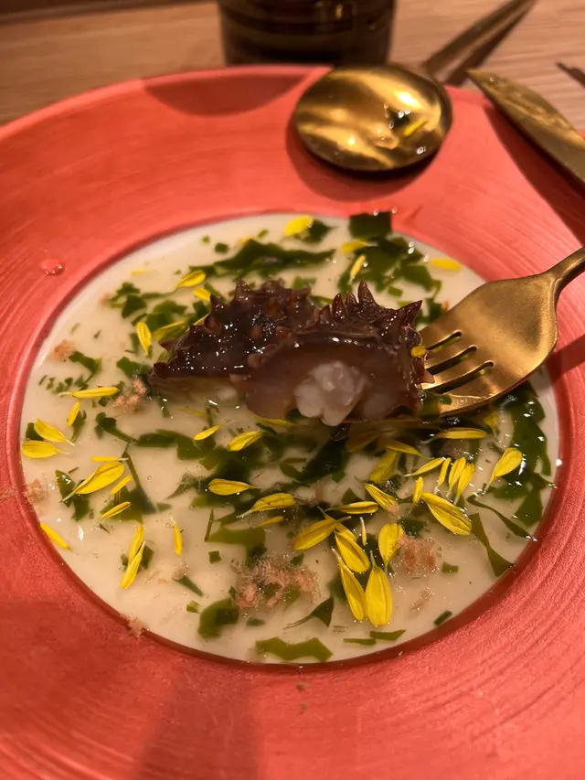 海參釀蝦肉牛蒡海帶羹