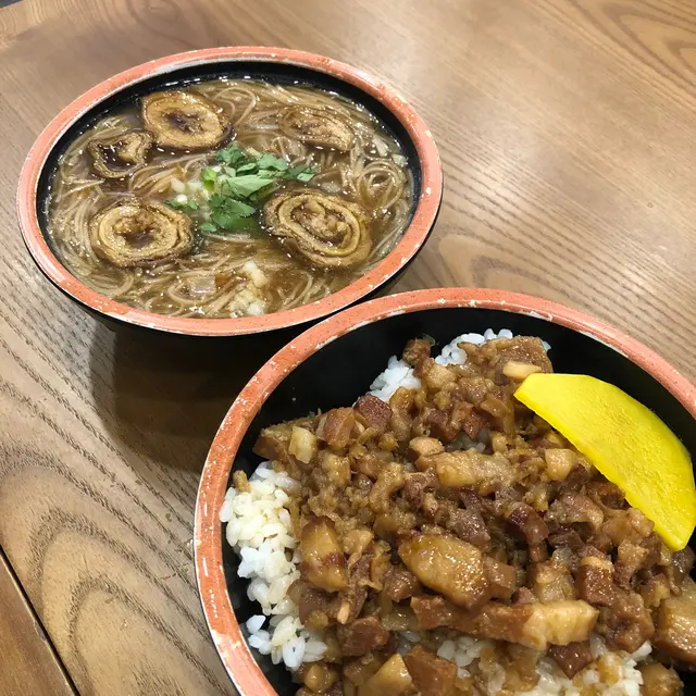 大腸麵線& 滷肉飯
