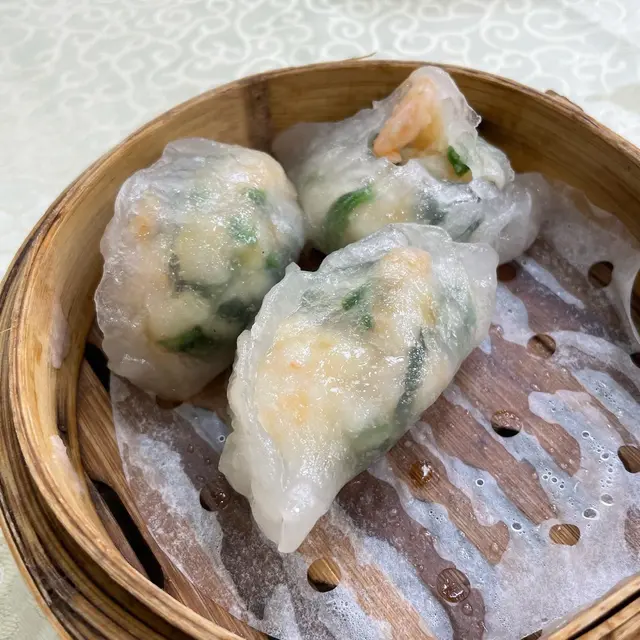 鮮蝦菜苗餃