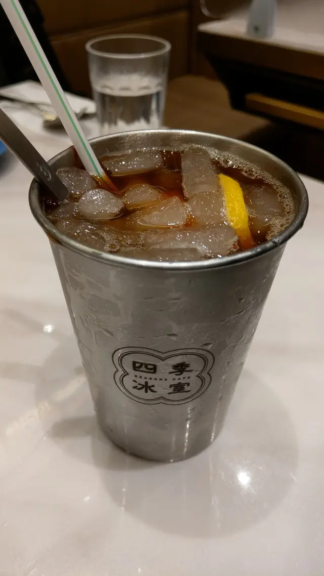 凍檸茶 少冰 ,入口好甜