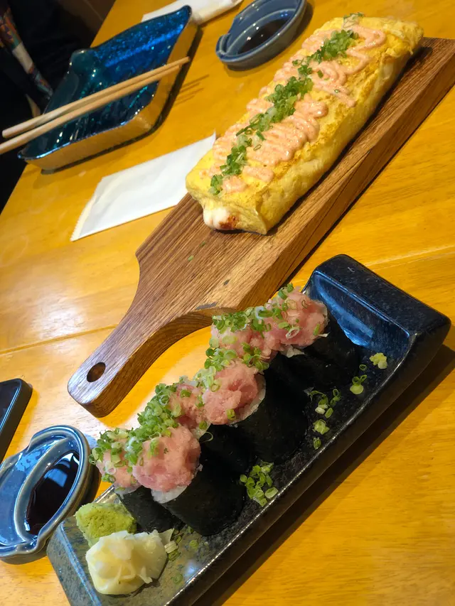 拖羅蔥花卷  &  明太子玉子燒