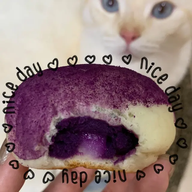 紫薯麻薯麵包