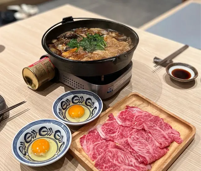 A4宮崎和牛壽喜燒+加棉花糖