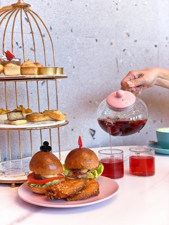 Pink Lady Tea Set for 2