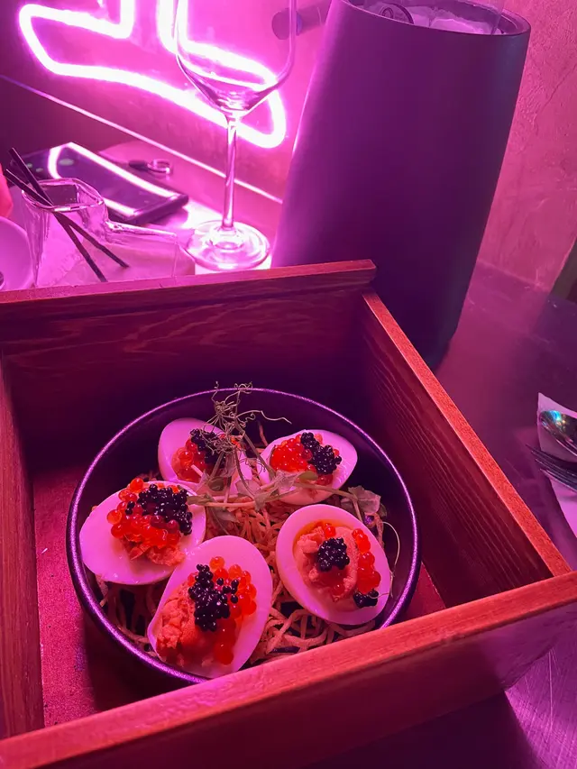 煙燻海膽魚籽蛋