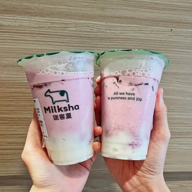 草莓麻糬茶凍鮮奶