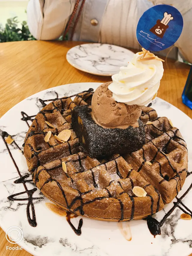 Chocolate  Brownie  Waffle