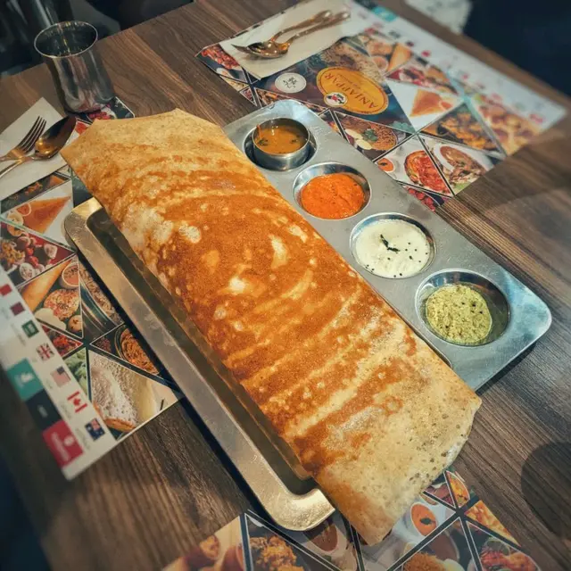 with dosa chutney