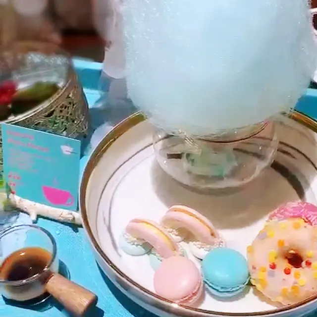 迷你甜甜圈 彩虹馬卡龍 Tiffany Blue和Baby Pink馬卡龍