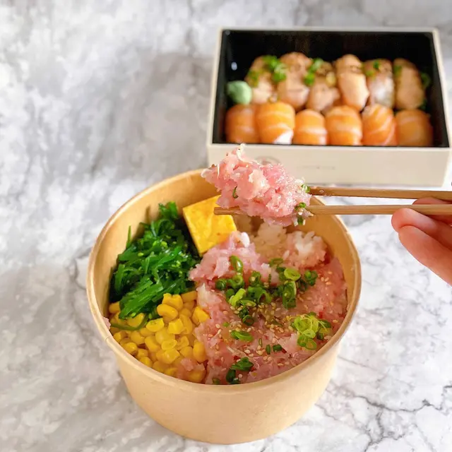 香蔥吞拿魚腩蓉飯