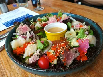 帶子吞拿魚沙律