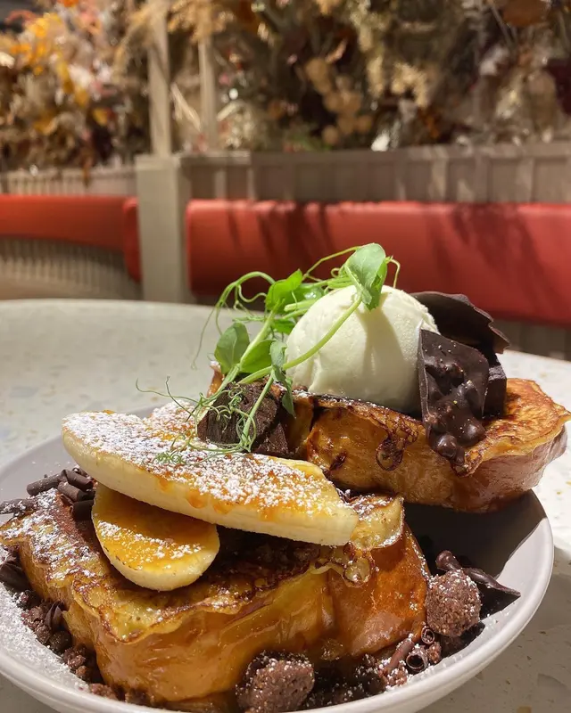 比利時朱古力香蕉法式吐司