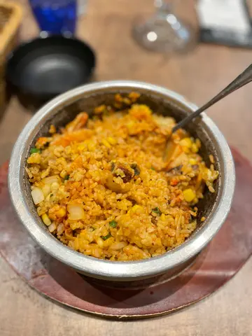 石锅泡菜鳗鱼炒饭