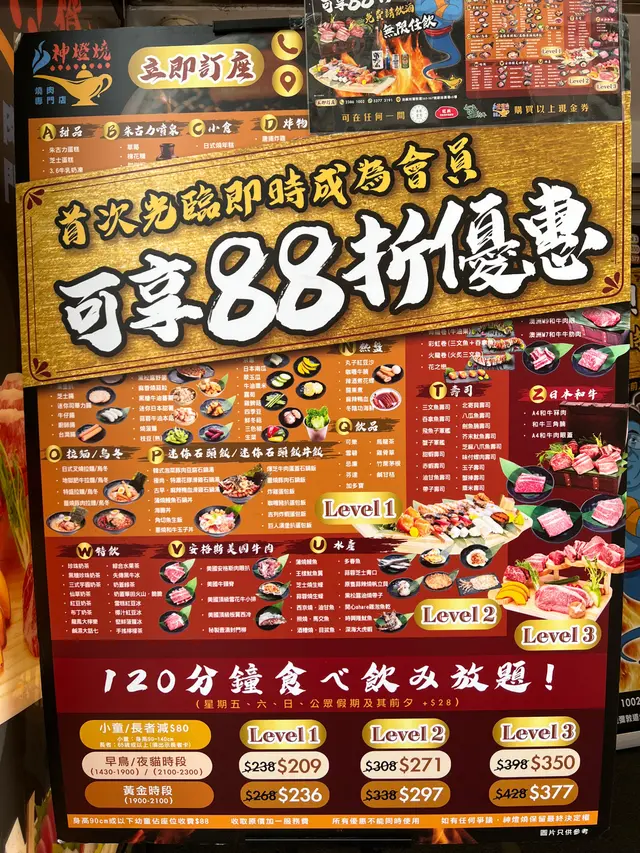 第一次就可以有88折優惠