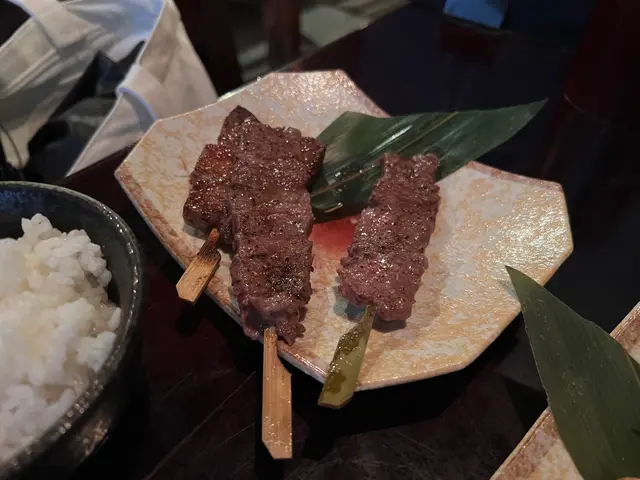 串燒牛肉定食