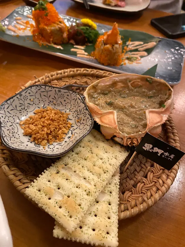 黑門令蟹味噌甲羅燒