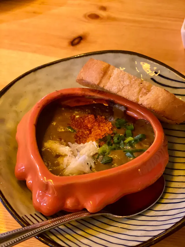 人氣蟹味噌甲羅燒