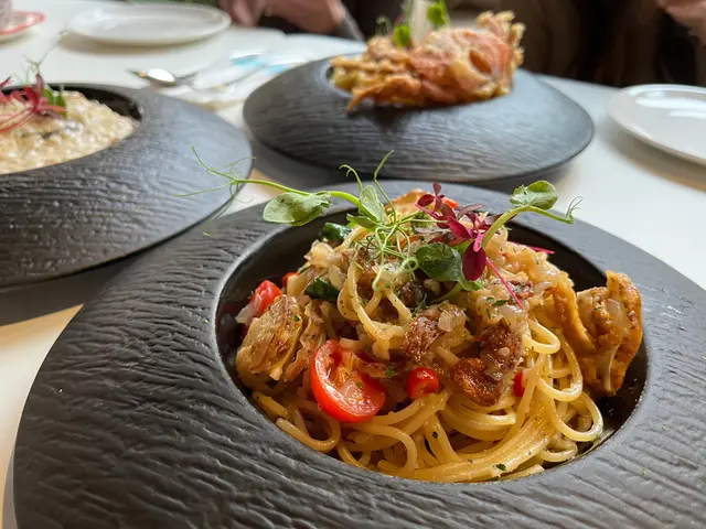 香辣蒜片帆立貝意粉