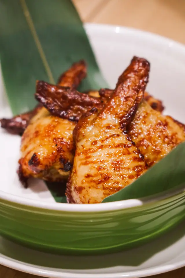 芝士蘑菇釀雞翼