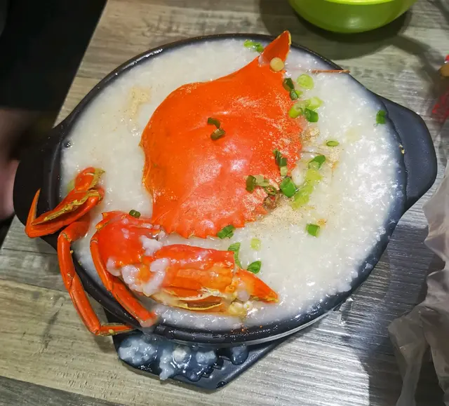膏蟹海鮮粥