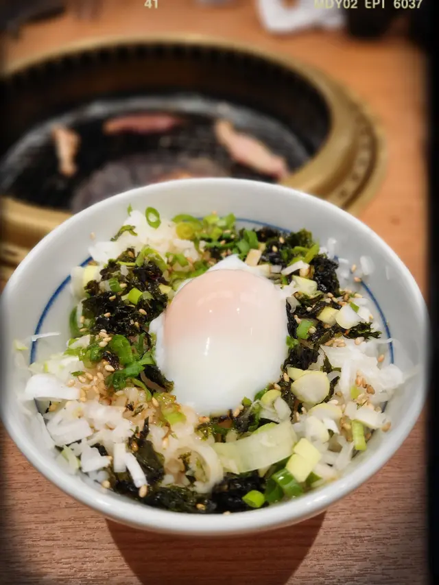 香蔥溫泉玉子飯