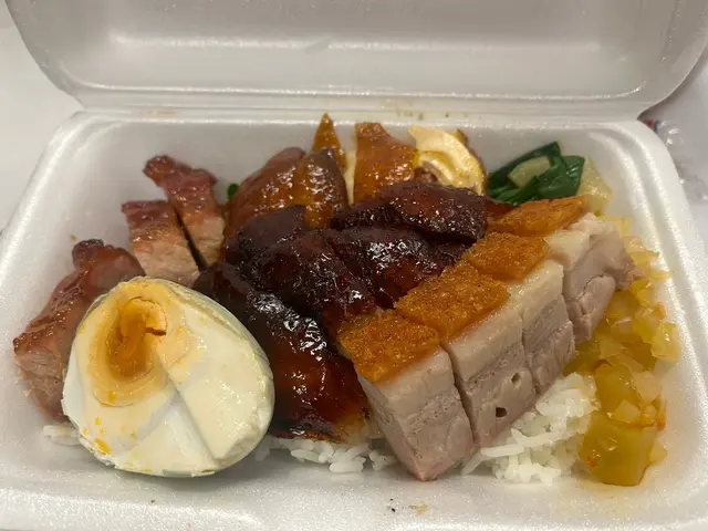 燒鵝五寶飯