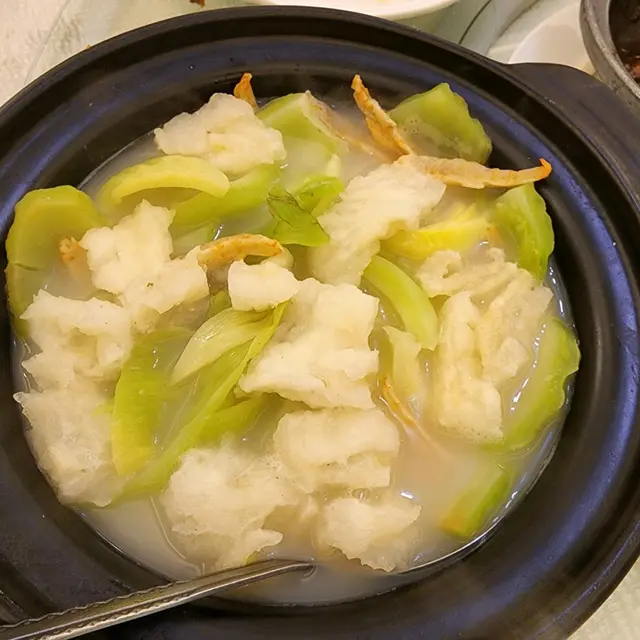 蝦乾魚肚大芥菜煲
