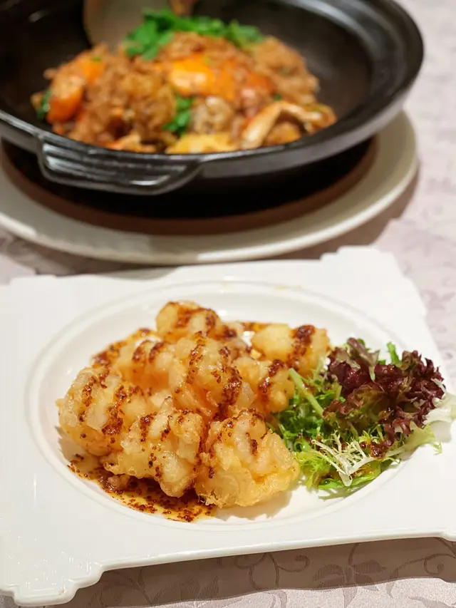 法式蜂蜜芥末蝦球 