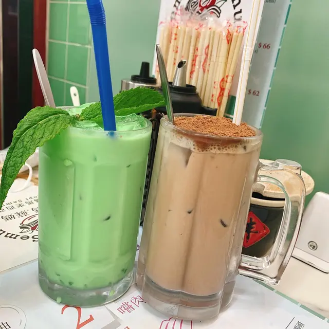 椰汁班蘭冰&美綠恐龍