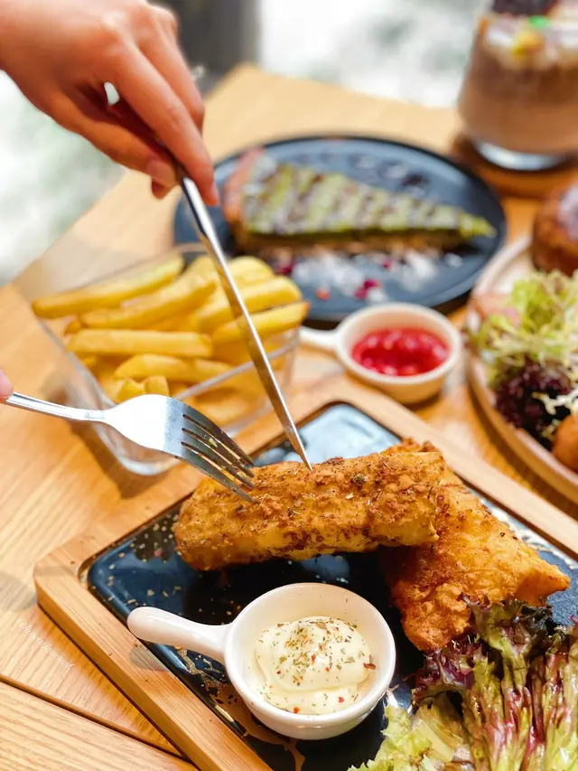 英式傳統鱈魚柳配薯條