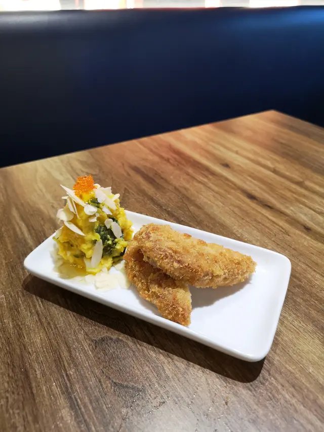 日本溫室南瓜沙律和紫薯餅