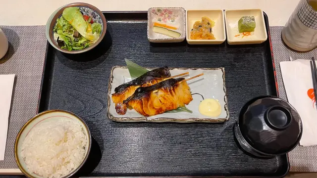 銀雪魚西京燒定食